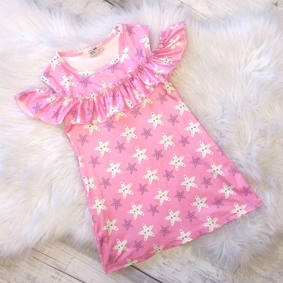 Pete + Lucy Cold Shoulder Starfish Dress- NWT - Picture 1 of 1